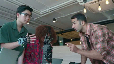The advancement of technology has helped to alleviate human burdens Stock Footage 255997260