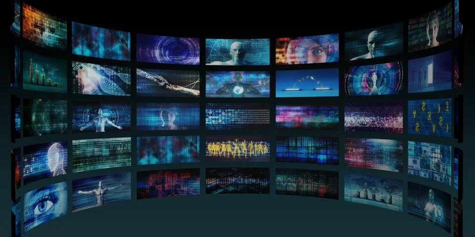 Advancing Technology 库存插图