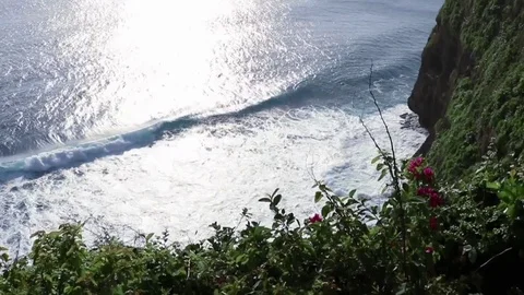 Advancing Waves View on Bali, Indonesia Stockbeeldmateriaal 71221192