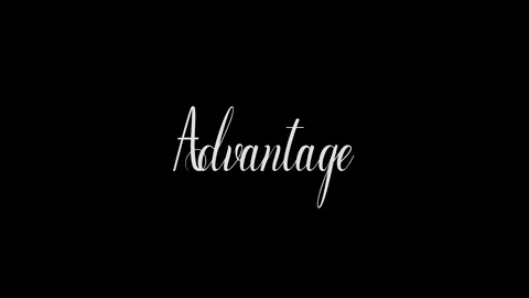Advantage Cursive Calligraphy Grunge Dissolve Transition Video stock 142674261