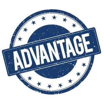 ADVANTAGE stamp sign Stock Illustration