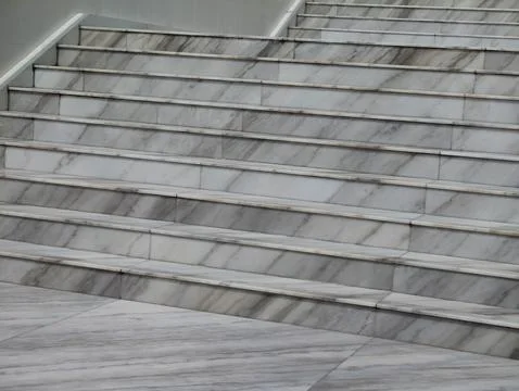 The advantages of marble floors include their luxurious and unique appearance 스톡 사진