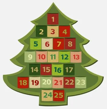 Advent calendar Stock Illustration