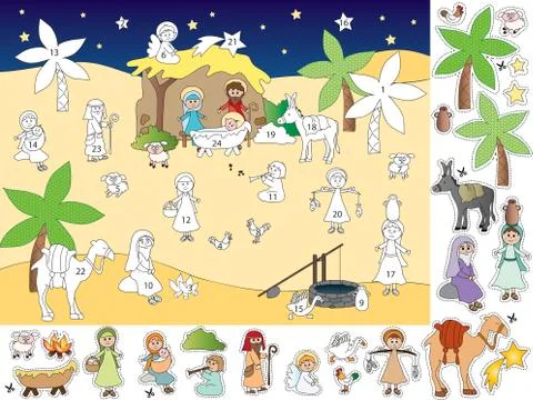 Advent calendar Stock Illustration