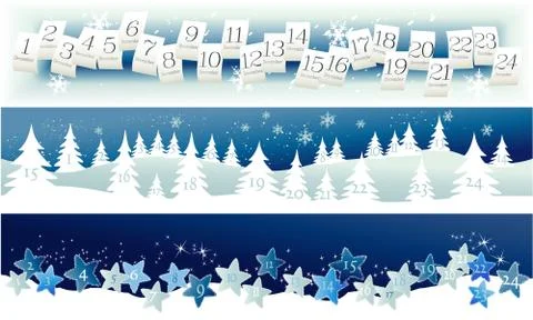 Advent calendar Stock Illustration