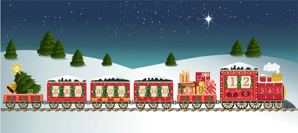 Advent calendar Stock Illustration