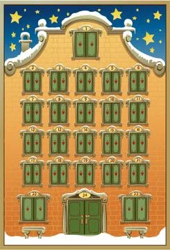 Advent calendar Stock Illustration