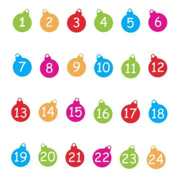 Advent calendar Stock Illustration