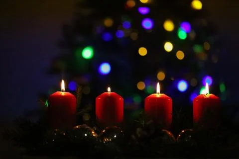 Advent is the time of waiting and preparing for the celebration of the Nativi Stock Photos