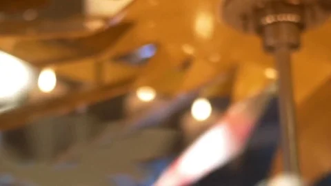 Advent white candles over that revolve decorations made of plywood depicting  Stock Footage 78219733