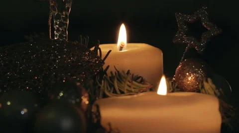 Advent wreath Stock Footage 45113895