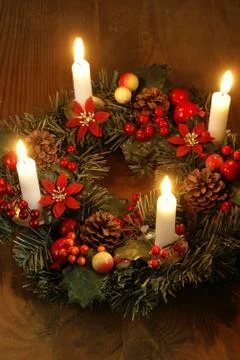 Advent wreath Stock Photos