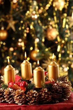 Advent wreath Stock Photos
