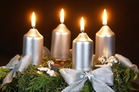 Advent wreath Stock Photos