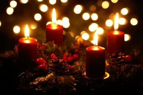 Advent wreath Stock Photos