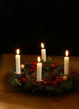 Advent wreath Stock Photos