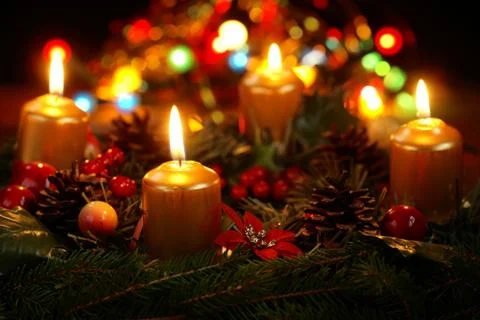 Advent wreath Stock Photos