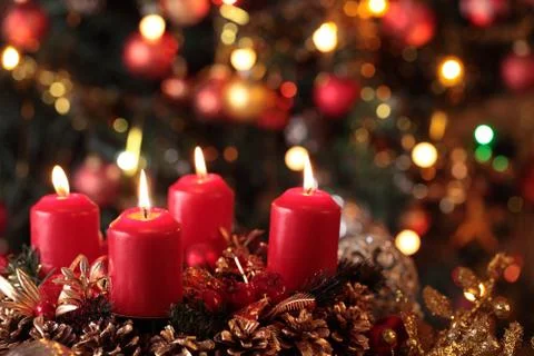 Advent wreath Stock Photos