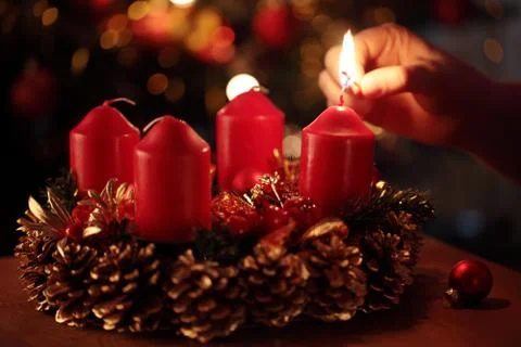 Advent wreath Stock Photos