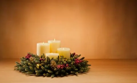 Advent wreath Stock Photos