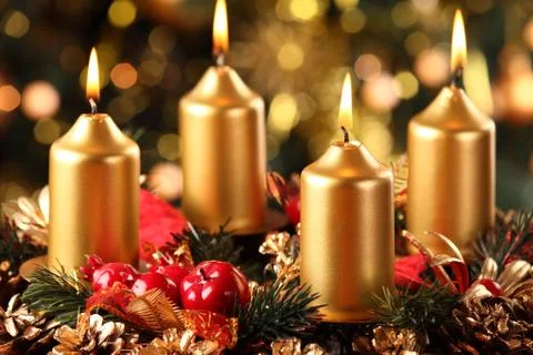 Advent wreath Stock Photos