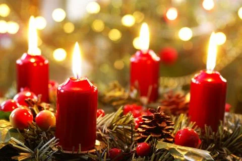 Advent wreath Stock Photos