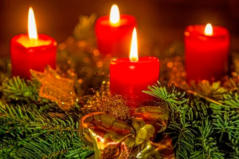 Advent wreath Stock Photos