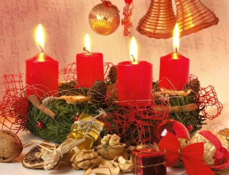 Advent wreath Stock Photos