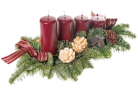Advent wreath Foto stock