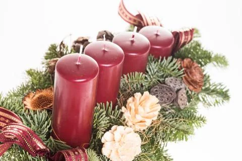 Advent wreath Foto stock