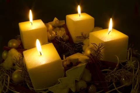 Advent wreath Stock Photos