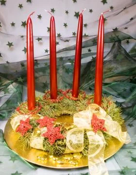 Advent wreath Stock Photos