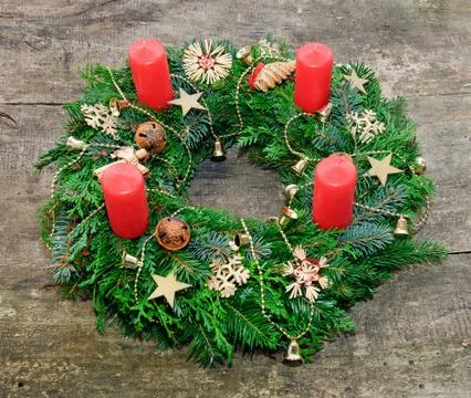 Advent wreath Foto stock