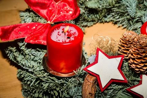 Advent wreath Stock Photos