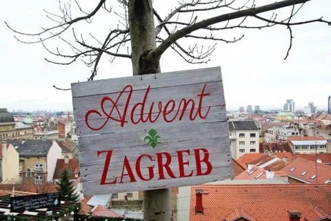 Advent in Zagreb 2017, 12 Stock Photos