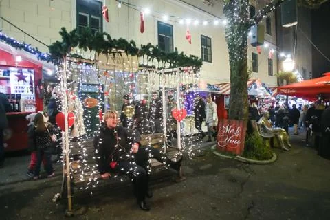Advent in Zagreb 2017 Stock Photos