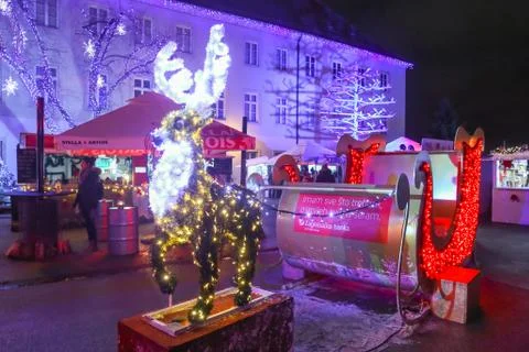 Advent in Zagreb 2017 Stock Photos