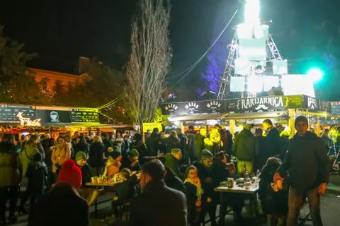 Advent Zagreb 2018 Stock Photos