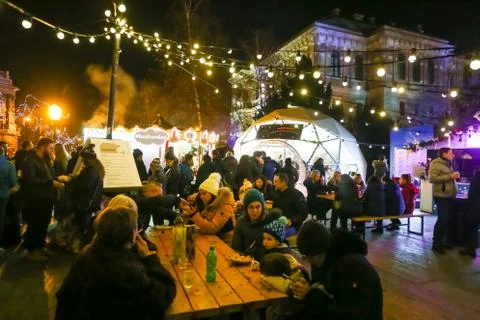 Advent Zagreb 2018 Stock Photos