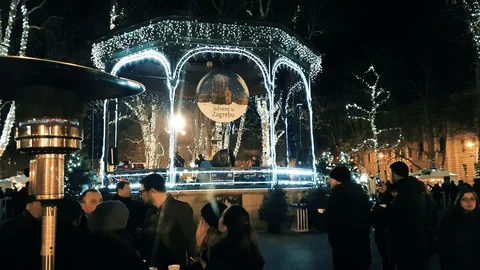 Advent in Zagreb Stock-Footage 85811778