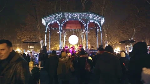 Advent on Zrinjevac Stock Footage 58664662