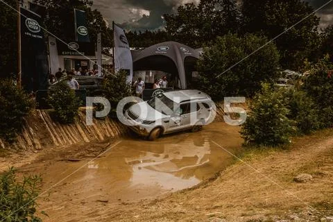 Adventure and 4WD Offroad fair in Bad Kissingen Stock Photos