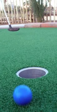 Adventure golf Stock Photos