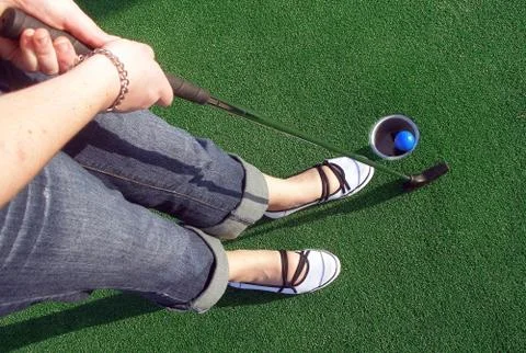 Adventure golf Stock Photos