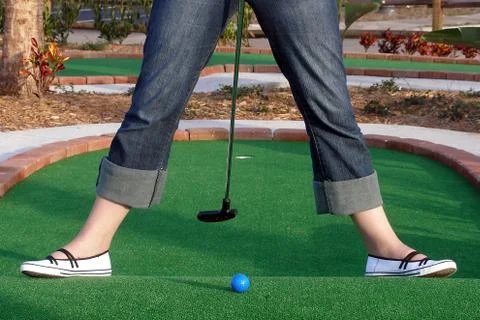 Adventure golf Stock Photos