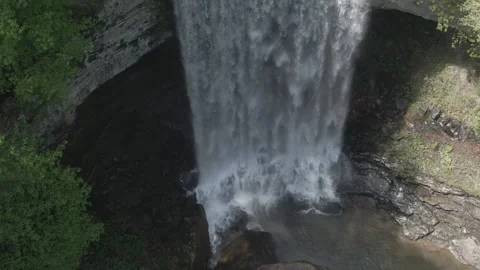 Adventure to the Hidden Waterfall Stock Footage 237301703