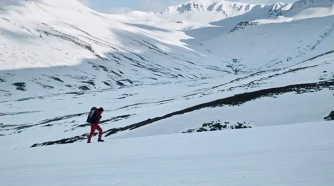 Adventure man hiking Video stock 53086079