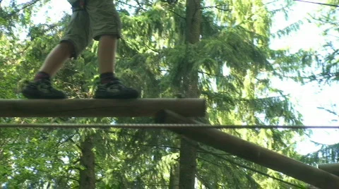 Adventure parc 19 Stock Footage 812314