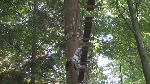 Adventure parc 26 Stock Footage 812930