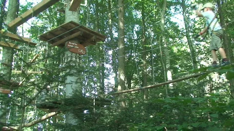 Adventure parc 29 Stock Footage 813139